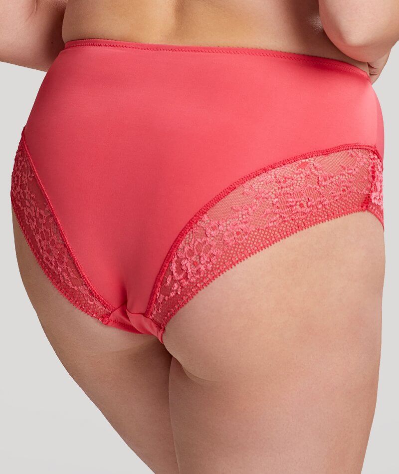 Sculptresse Roxie High Waist Brief - Hot Coral Knickers 