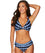 Sea Level Bandhani D-DD Cup Halter Bikini Top - Navy Swim 