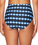 Sea Level Bandhani High Waist Bikini Brief - Navy Swim 