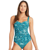 Sea Level Bella Mare Twist Front B-DD Cup One Piece Swimsuit - Seafoam Swim 