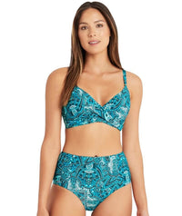 Sea Level Bella Mare Twist Front DD-E Cup Bikini Top - Seafoam Swim 