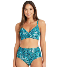 Sea Level Bella Mare Twist Front DD-E Cup Bikini Top - Seafoam Swim 