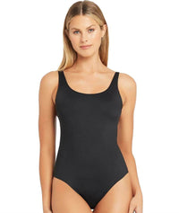 Sea Level Bella Scoop One Piece Swimsuit - Black Swim 