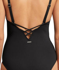 Sea Level Bella Scoop One Piece Swimsuit - Black Swim 