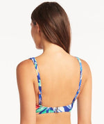 Sea Level Cabana Cross Front A-DD Cup Bikini Top - Royal Swim 