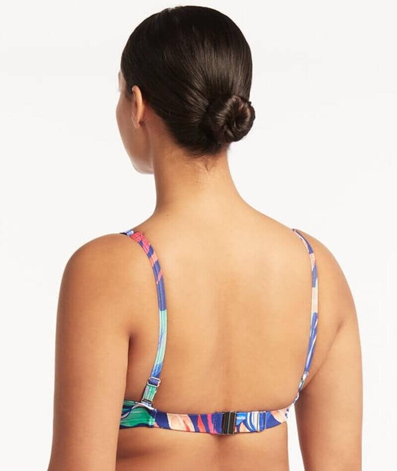 Sea Level Cabana Twist Front DD-E Cup Bikini Top - Royal Swim 