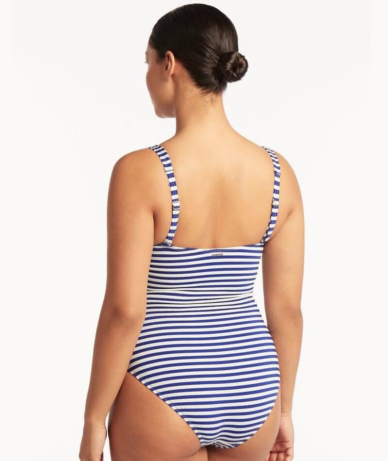 Sea Level Capri Square Neck One Piece Swimsuit - Royal Swim 