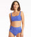 Sea Level Chamarel Gathered Side High Waist Brief - Cobalt Swim 