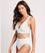 Sea Level Chantilly Retro High Waist Bikini Brief - White Swim 