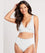 Sea Level Chantilly Retro High Waist Bikini Brief - White Swim 