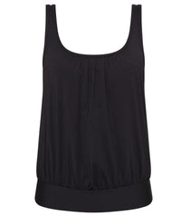 Sea Level Eco Essentials Blouson Tank Singlet Top - Black Swim 