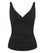 Sea Level Eco Essentials Cross Front Singlet Top - Black Swim 