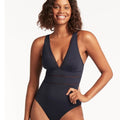 Sea Level Eco Essentials Spliced B-Dd Cup One Piece Swimsuit - Night Sky