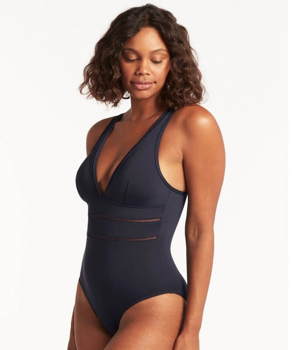 Sea Level Eco Essentials Spliced B Dd Cup One Piece Swimsuit