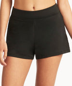 Sea Level Eco Essentials Swim Shorts - Black Swim 