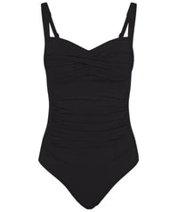 Sea Level Eco Essentials Twist Front A-DD Cup One Piece Swimsuit - Black Swim 