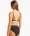 Sea Level Elite Panelled Square Neck Bikini Top - Black Swim 