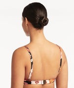 Sea Level Escape Twist Front DD-E Cup Bikini Top - Black Swim 