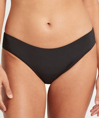 Sea Level Eco Essentials Cross Front G Cup Bikini Top - Black - Curvy