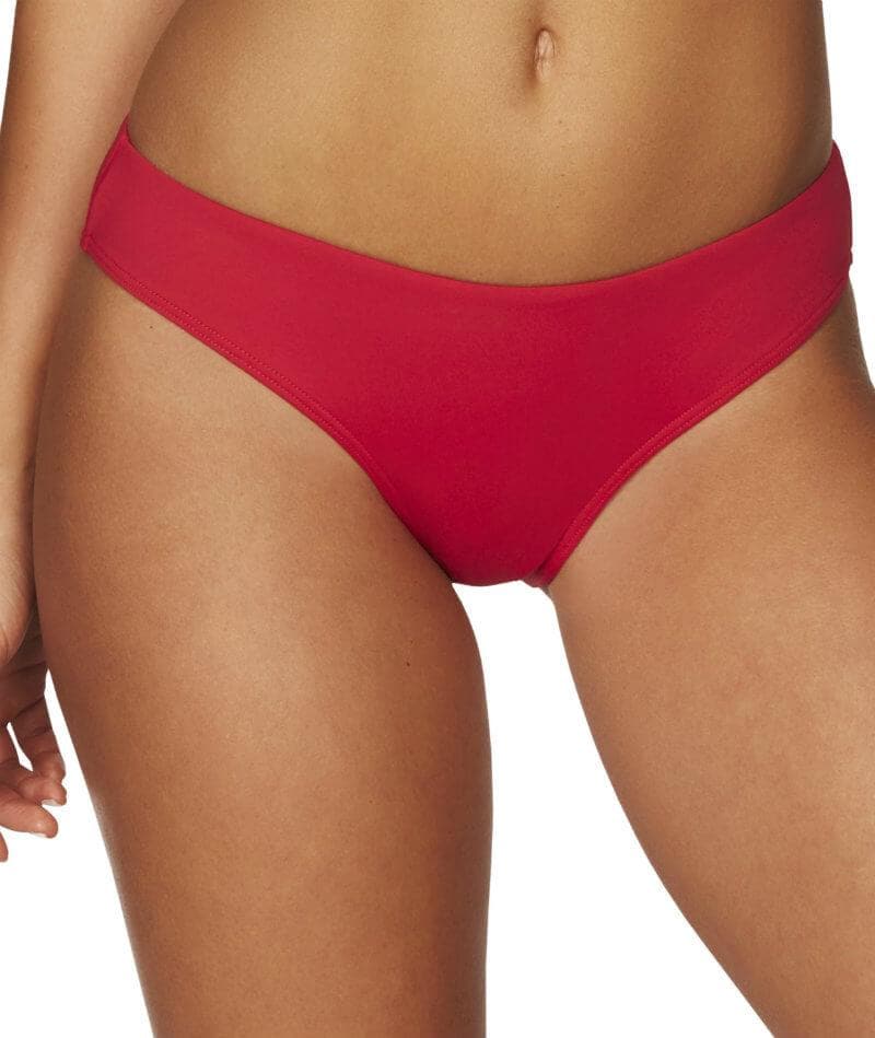 Sea Level Essentials Hipster Bikini Brief - Red Swim 