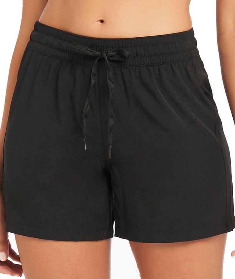 Sea Level Essentials Mid Length Boardshort - Black Swim 