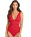 Sea Level Essentials Spliced B-DD Cup One Piece Swimsuit - Red Swim 