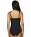 Sea Level Essentials Twist Front B-E Cup Singlet Top - Black Swim 