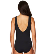 Sea Level Essentials V Style B-DD Cup Maillot One Piece Swimsuit - Black Swim 