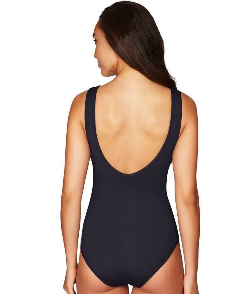 Sea Level Essentials V Style B-DD Cup Maillot One Piece Swimsuit - Night Sky Navy Swim 