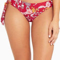 Sea Level Jardin Tie Side Regular Bikini Brief - Red