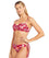 Sea Level Jardin Twist Front Bandeau Bikini Top - Red Swim 