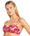 Sea Level Jardin Twist Front Bandeau Bikini Top - Red Swim 