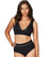 Sea Level Lola High Waist Bikini Brief - Black Swim 