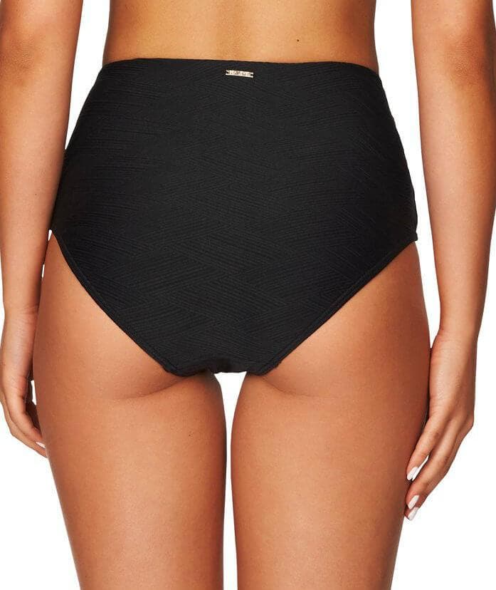 Sea Level Majorca High Waist Bikini Brief - Black Swim 