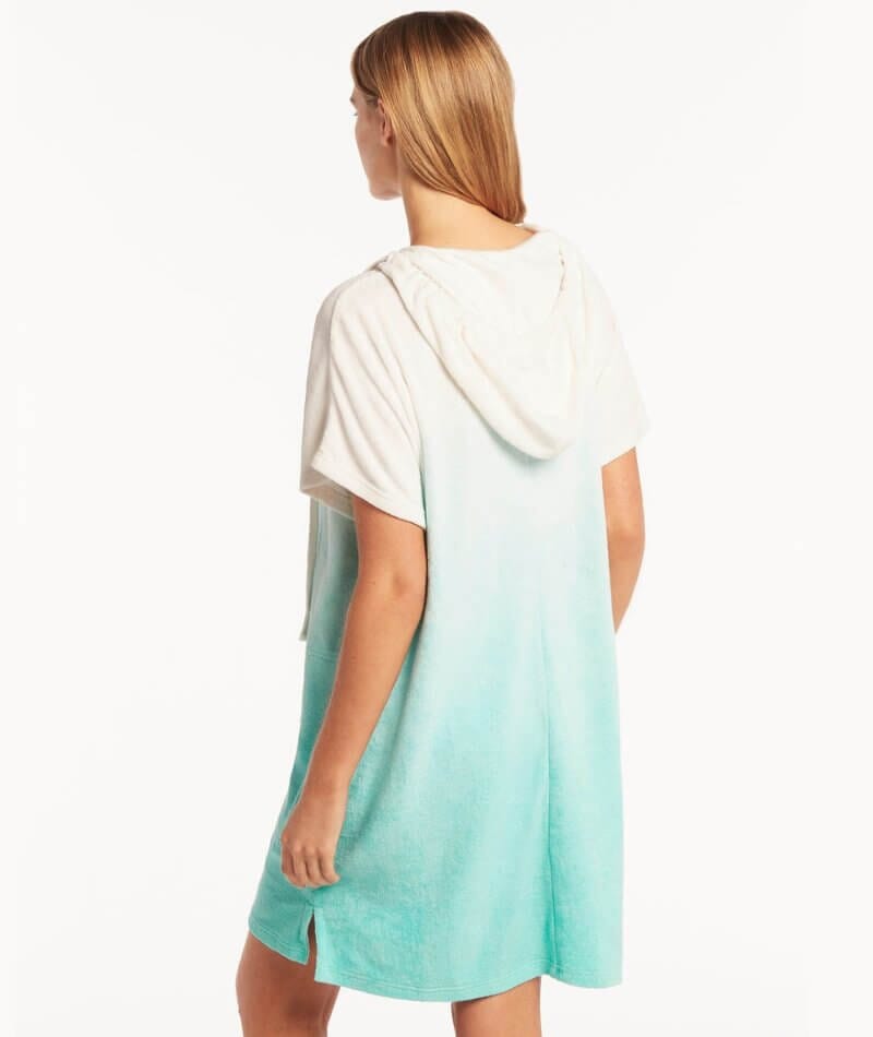 Sea Level Marina Surf Poncho - Blue Swim 