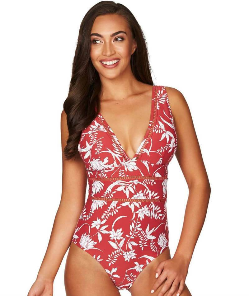 Sea Level Maui Spliced One Piece Swimsuit - Paprika Swim 