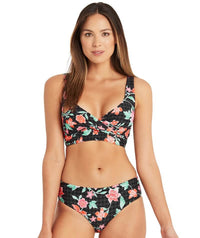 Sea Level Mauritius Cross Front B-DD Cup Bikini Top - Black Swim 