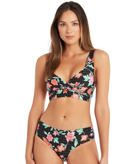 Sea Level Mauritius Cross Front B-DD Cup Bikini Top - Black Swim 