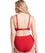 Sea Level Messina E-F Cup Bralette With Hidden Underwires - Red Swim 