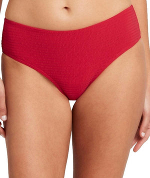 Sea Level Messina Square Neck B-DD Cup Bikini Top - Red - Curvy Bras