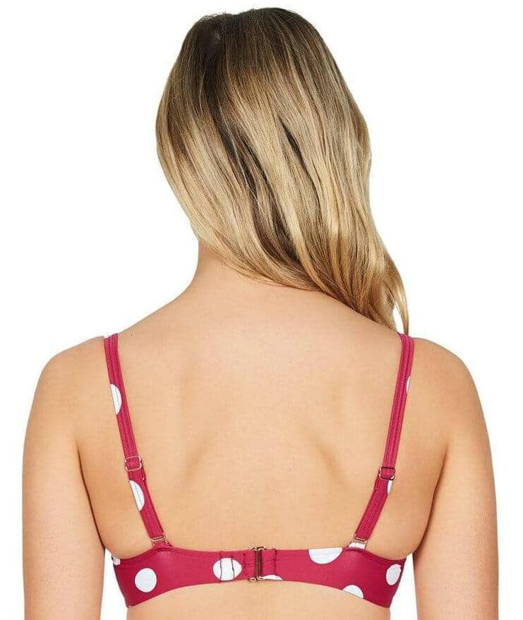 Sea Level Polka Dot Balconette B-C Cup Bikini Top - Rose Swim 