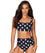 Sea Level Polka Dot Square Neck DD-E Cup Bikini Top - Night Sky Swim 