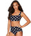 Sea Level Polka Dot Square Neck DD-E Cup Bikini Top - Night Sky Swim 