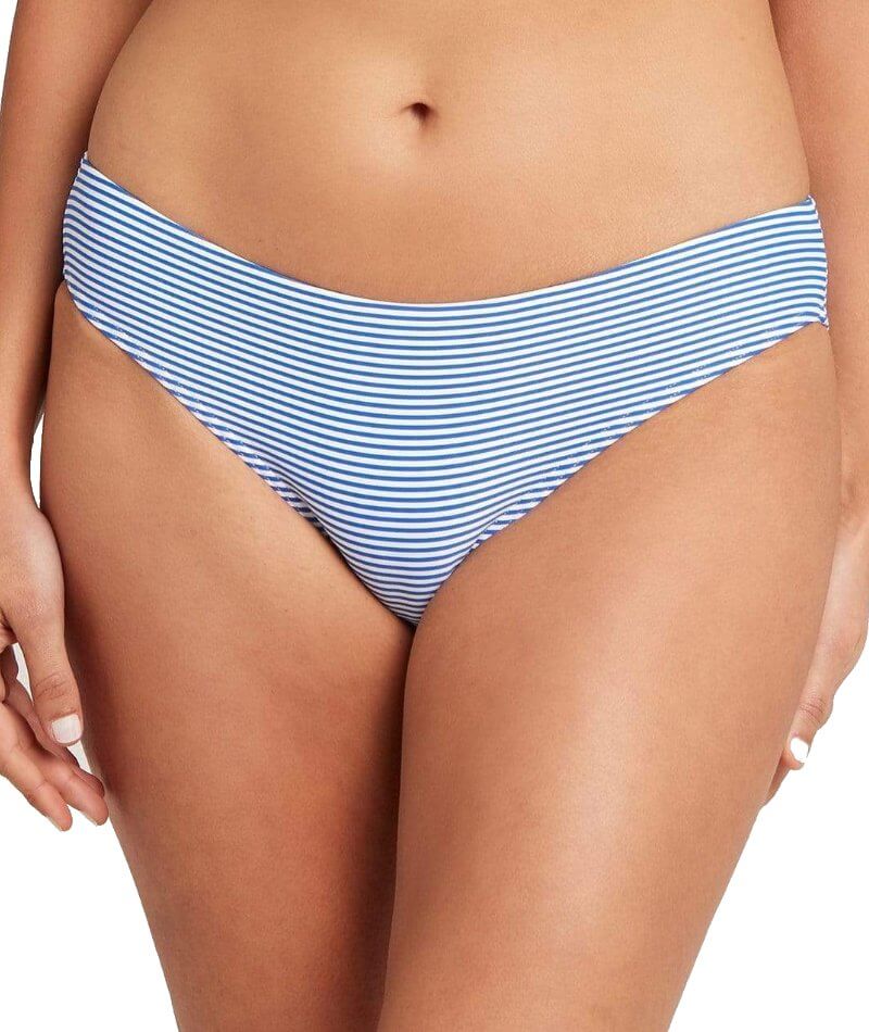 Sea Level Positano Stripe Hipster Bikini Brief - Azure Swim 