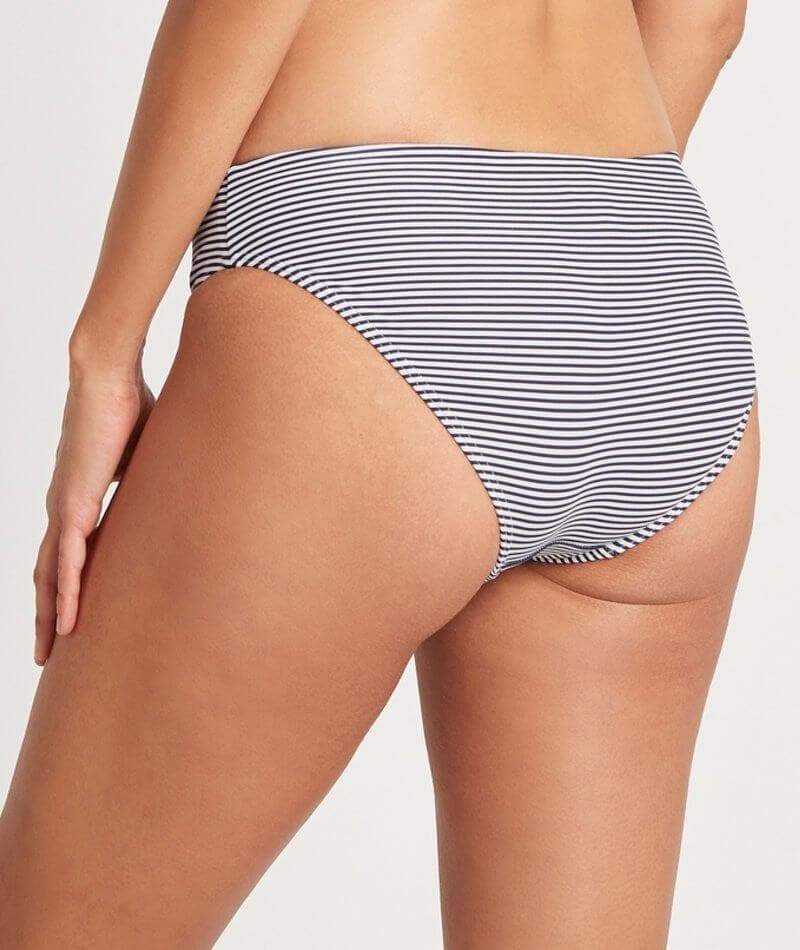 Sea Level Positano Stripe Hipster Bikini Brief - Night Sky Swim 