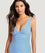 Sea Level Positano Stripe Panel Line B-DD Cup One Piece Swimsuit - Azure Swim 