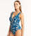 Sea Level Retreat Plunge with Macrame Detail One Piece Swimsuit - Lagoon Swim 