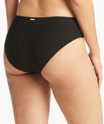 Sea Level Spinnaker Mid Bikini Brief - Black Swim 