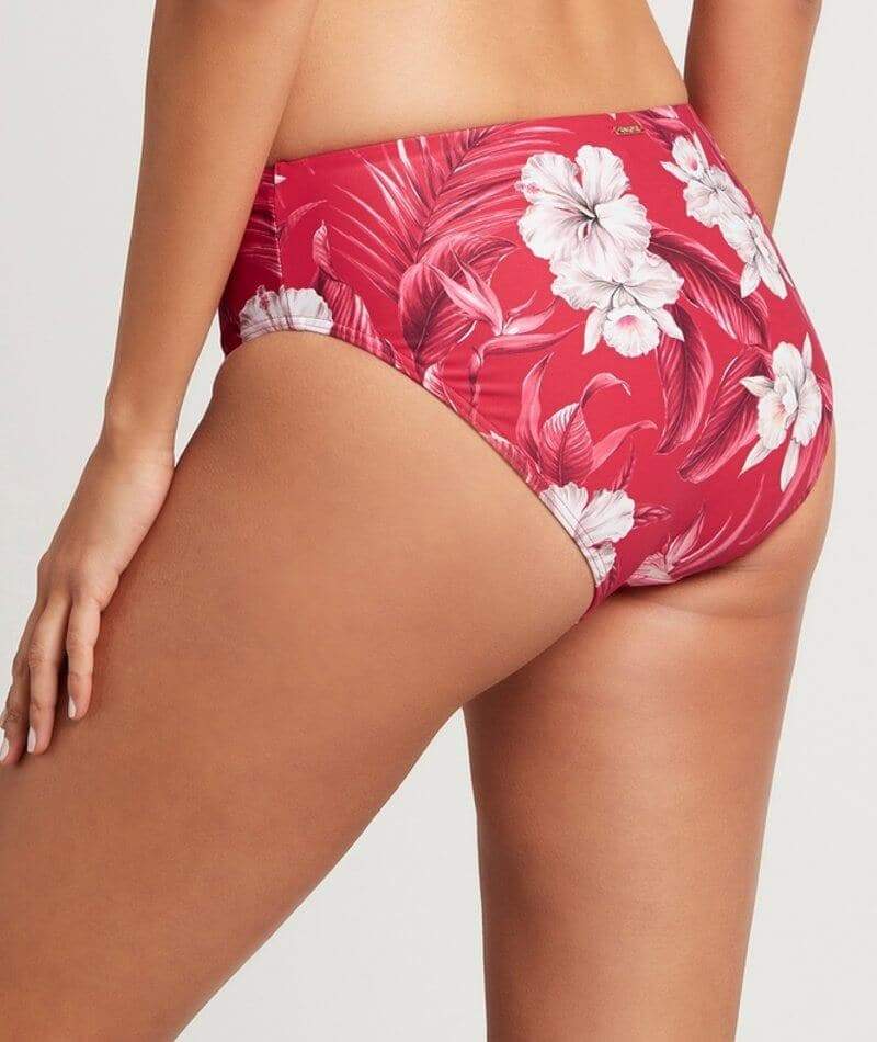 Sea Level Tropicale Mid Bikini Brief - Red Swim 