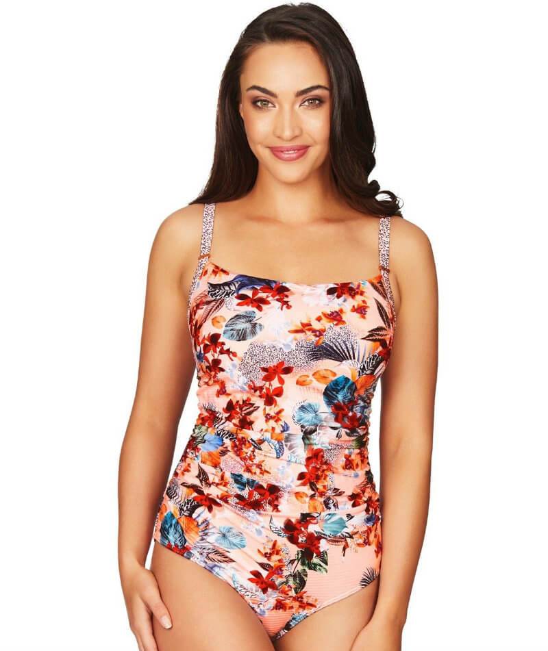 Sea Level Tropicana Square Neck B-DD Cup One Piece Swimsuit - Multicolour Swim 